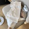 Women's Spring and Summer Satin Wide Leg Pants, Loose Casual Pants, Straight Leg High Waisted Floor Pants