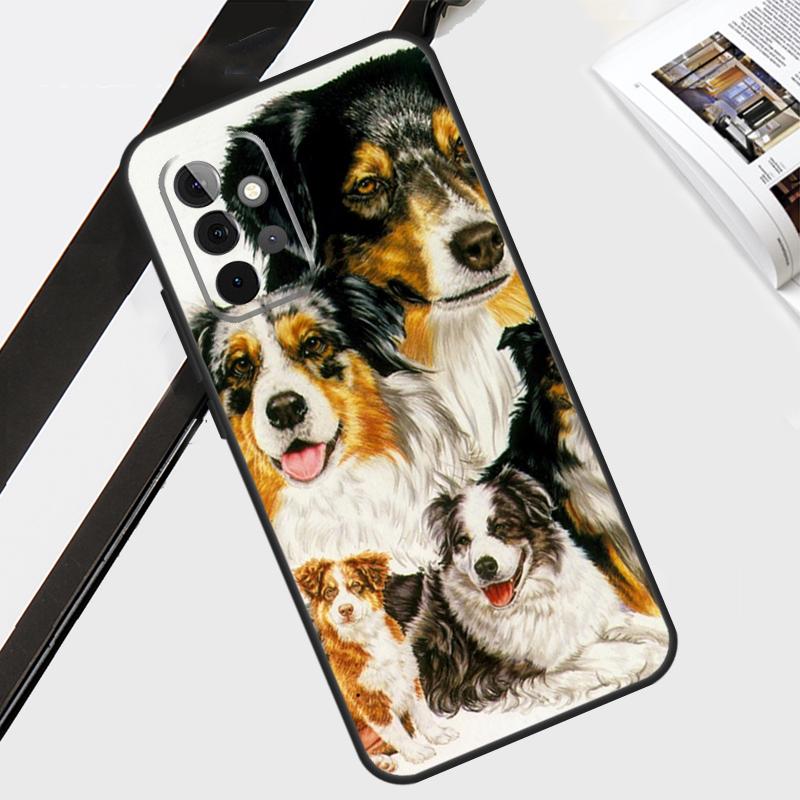 Australian Shepherd Dog Case For Samsung Galaxy A56 A36 A26 A16 A06 A54 A34 A14 A12 A22 A32 A52 A13 A53 A15 A35 A55