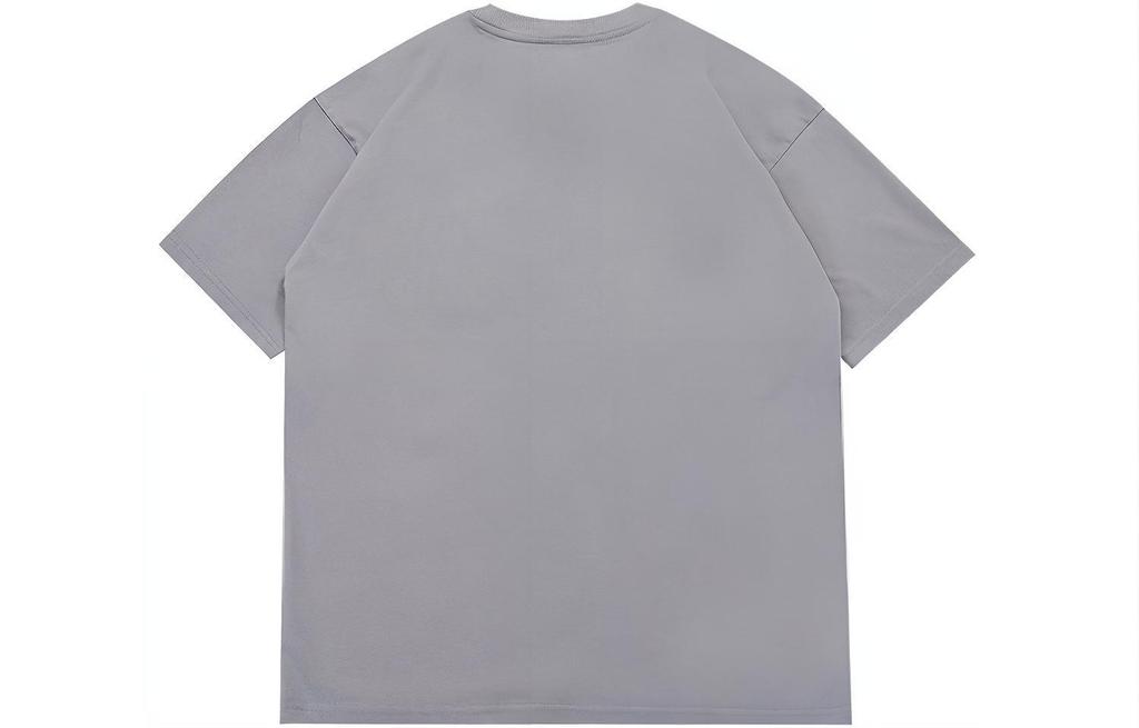 Men's Converse T-Shirts Men's Gray Crew Neck Moderate Straight Fit