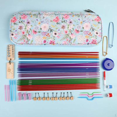Crochet Hooks Storage Bag Empty Knitting Portable Hook Case