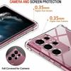 Custodia Protettiva Trasparente Morbida in TPU con Airbag Anti-caduta per Samsung Galaxy S26 Ultra S26 Edge S26 Plus S26 Pro Protezione Fotocamera Cover Antiurto