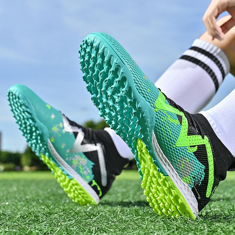 TaoBo Kid Size 30-45 Pro Soccer Shoes Adult Ankle Socks Football Sneakers Futsal Hall Football Boot Teen Sports Soccer Shoes