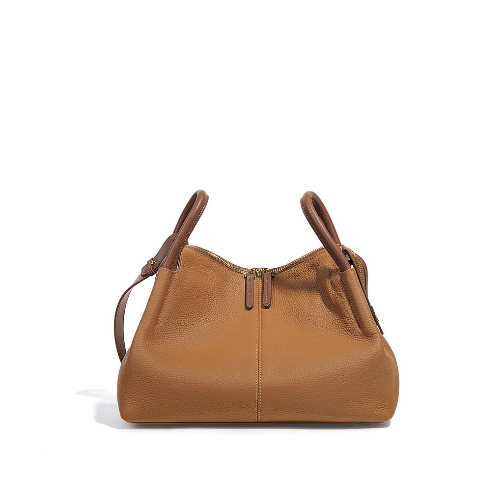 Top-grain Leather Pillow, Leather Bag, Fashionable, Versatile and High-end Crossbody Bag, Single-shoulder Hand-held Tote Bag