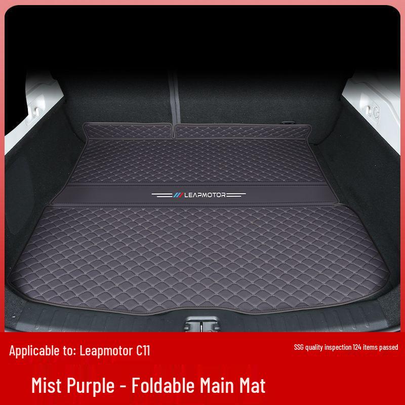 Compatible Leapmotor C11 Trunk Mat - Surround Design, Wear-Resistant, Fits 26 Models
