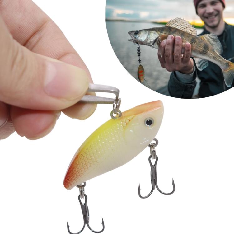 Double Opening Pliers Fishing Line Pliers Fishing Tackle Accessories Fishing Line Tweezers Split Rings Opener Tool