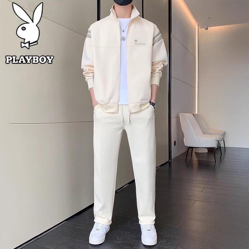 PLAYBOY Men's Spring Autumn Sportswear Set