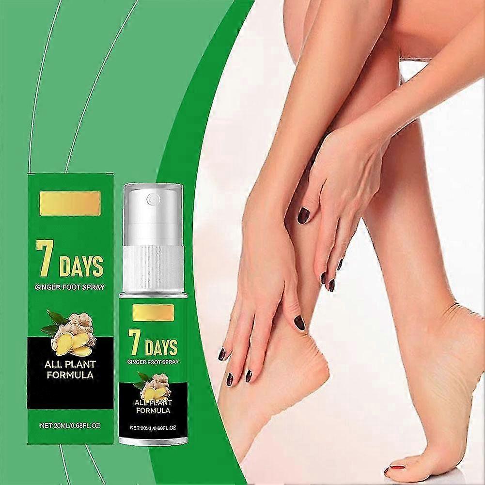 Mild, Refreshing And Moisturizing Foot Ginger Nourishing Spray