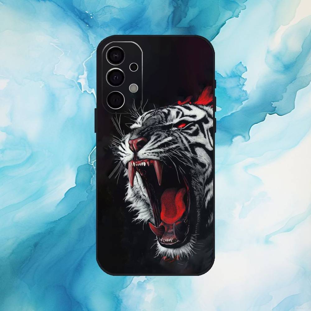 Mythic Tiger Visions Phone Case For Samsung Galaxy A73,A72,A71,A70,A53,A52,A51,Soft Silicone Black Cover