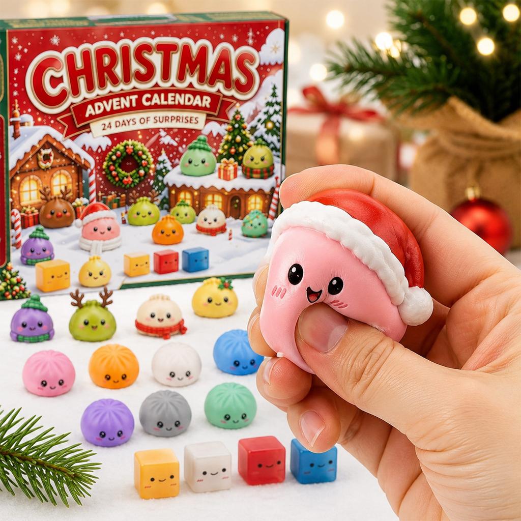 Christmas Advent Calendar Days Countdown with Toys for Kids and Adults