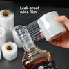 1PCS   Leak-Proof Stretchable Wine/Liquor Bottle Seal - Anti-Evaporation, Anti-Aging White Film for Secure Storage