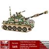 Handmade 3D Wooden Military Tank Model Puzzle for Children