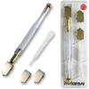 Hibikurasu Glass Cutter with Oil Refill, Roller Type, Replacement Blades, and Dropper Set for Glass, Tile, Stained Glass, and Bottle Cutting, DIY Tool