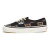 Authentic 44 DX Fabric Leather Low Top Sneakers Unisex Black VN0A7Q5CBLK