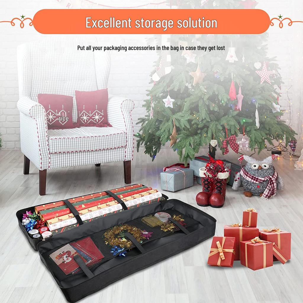 Bolsa de Almacenamiento para Árbol de Navidad Multicolor y Suministros de Halloween de Venta Caliente - Organizador de Adornos 600D