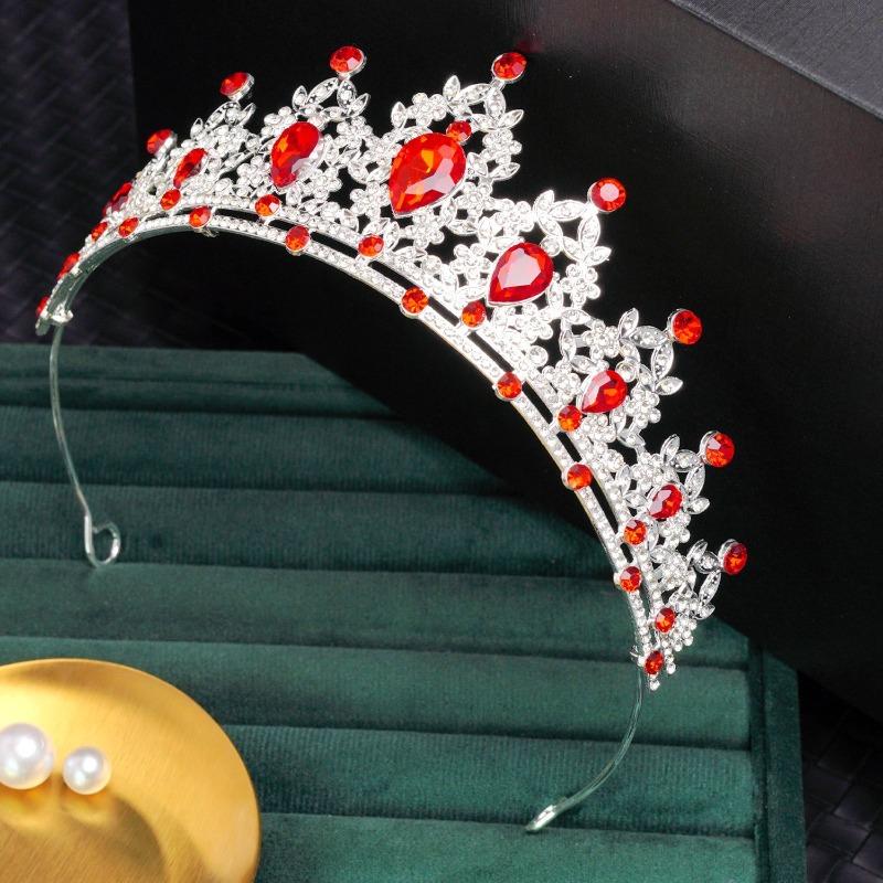 Bridal Crown Tiara Birthday Party Headband Rhinestone Queen Hair Accessories Wedding Dress Crown