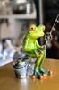 Sitting Angler Frog Figurine