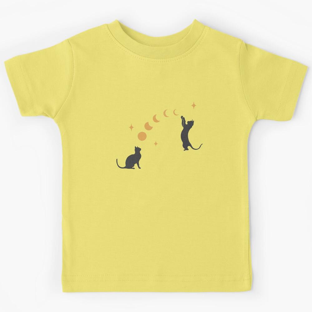 Cat and Moon 1 Kids T-Shirt 150
