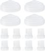 Breast Pump Replacement Parts: M5 Duckbill Valve, Silicone Diaphragm, 24mm Double Layer Flange