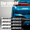 4PCS Car Styling Body Fender Trunk Rearview Mirror Decoration Stickers For Renault DACIA Fluence Scenic Loguna Trafic Koleos ZOE SS7