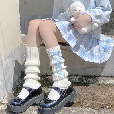 Șosete de iarnă calde până la genunchi pentru femei, șosete groase pentru picioare, botine înalte, șosete lungi, leggings lungi la modă cu bordură din dantelă.