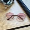 New Korean Style Sunglasses Women Oval Shape Sun Glasses for Men High Quality UV Protection Fashionable