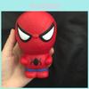 Premium Quality Pu Simulation Rebound Spiderman And Iron Man Squeeze Vented Bread Toy For Stress Relief