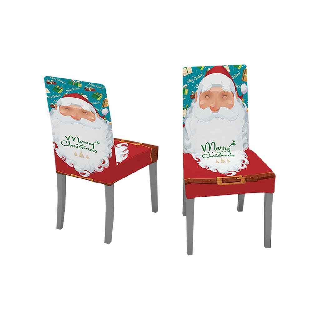 Christmas Tablecloth Print Rectangle Table Cover Set Holiday Party Home Decor