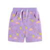Summer New Girls Pants Cartoon Rainbow Print Casual Shorts Children's Sports Five-point Pants
