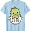 Tea-Rex Uroczy T-Rex Miłośnik Dinozaurów Kawaii Zabawny Dinozaur Gra Słów Koszulka