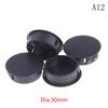 Dia. 5mm-38mm Silicone Rubber Snap-on Blanking Bore Plugs Hole Stopper Round Tube Pipe End Caps Sealing Dust-proof Waterproof