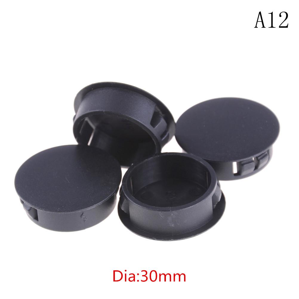 Dia. 5mm-38mm Silicone Rubber Snap-on Blanking Bore Plugs Hole Stopper Round Tube Pipe End Caps Sealing Dust-proof Waterproof