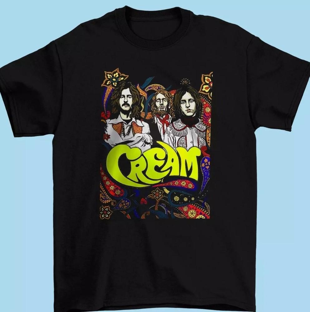 

CREAM Band Member T shirt Black Tee Men All Size S M L 2345XL CM157 Unisex T-Shirt XXXXL