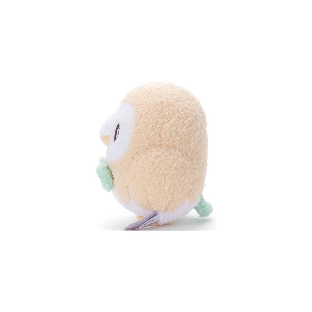 Takaratomy A.R.T.S Pokmon PokePiece Plush Toy Rowlet 13cm Height Soft Stuffed Animal