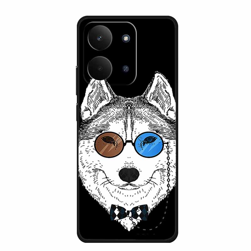 For Redmi 15C 4G Case 15 C Cartoon Cat Black Silicone Soft TPU Phone Case For Xiaomi Redmi 15C Back Cover Cases Redmi15C 6.9"