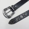 Crocodile Pattern American Western Rivets Scorpion Street Rivets Punk Men's Belt Women