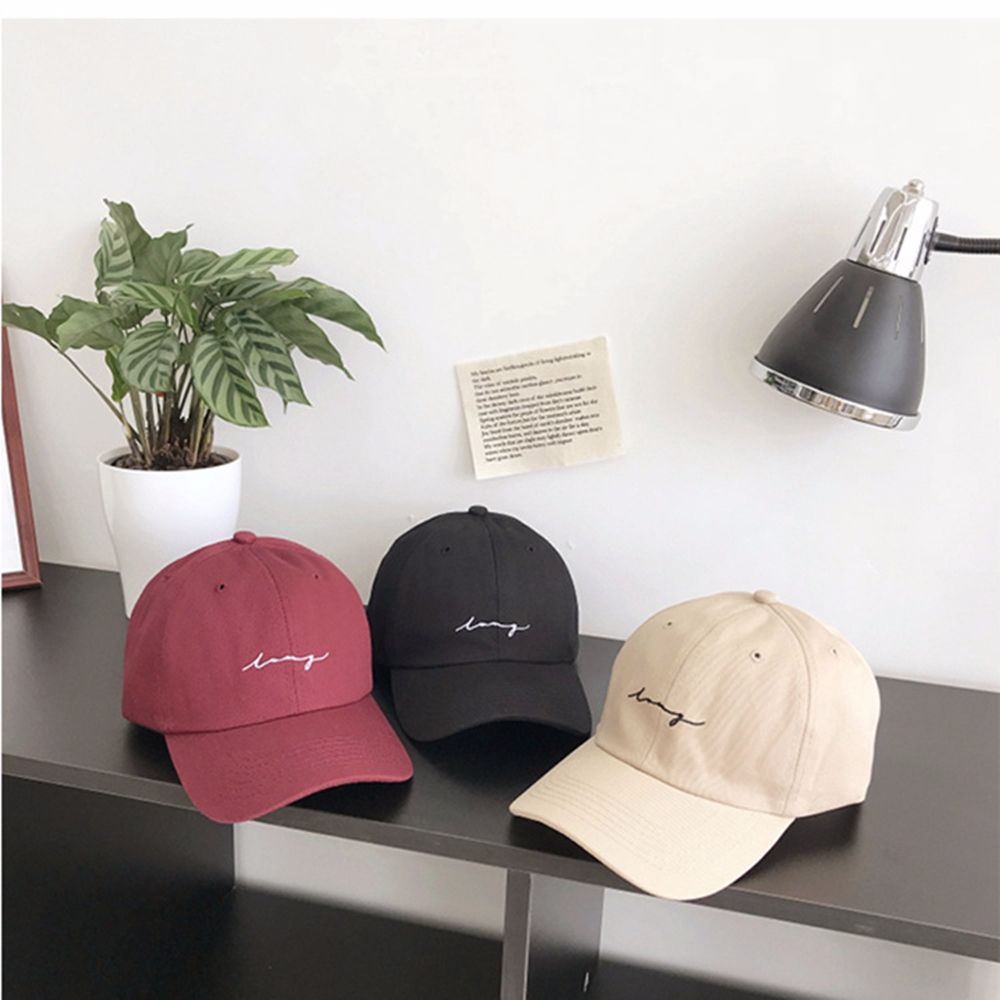Simple Women Snapback Cotton Hop Hip Summer Letter Caps Embroidery Sun Hats Baseball Caps