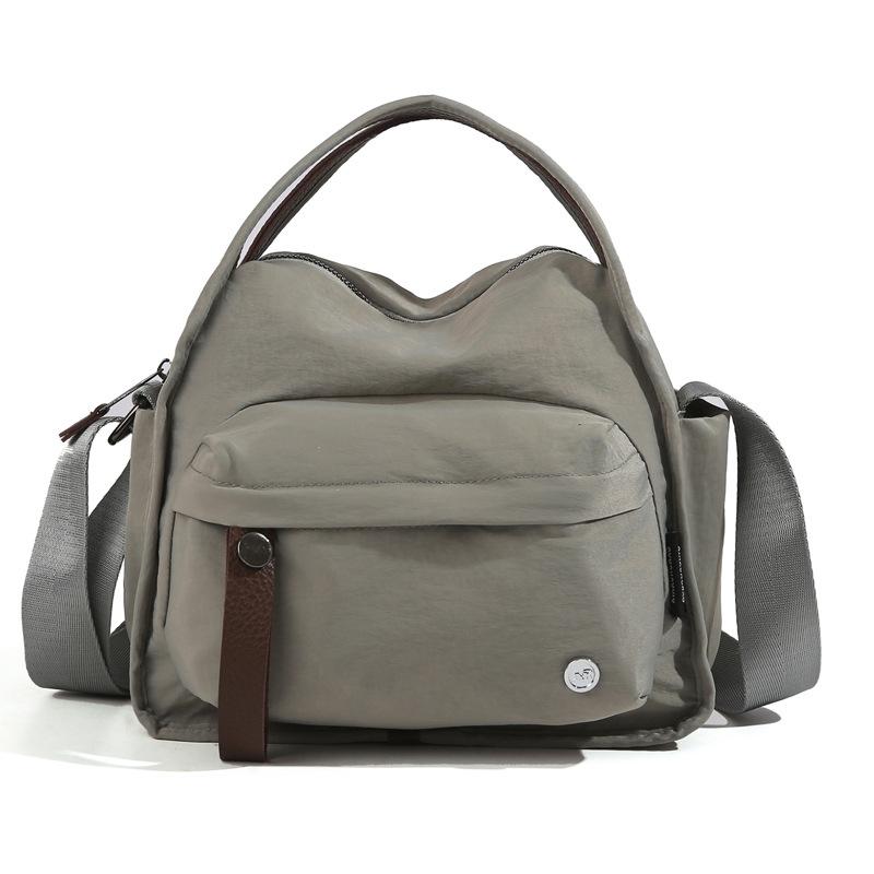 

Женская сумка новая модная вместительная сумка на плечо сумка-мессенджер сумка-тоут из ткани Оксфорд серый