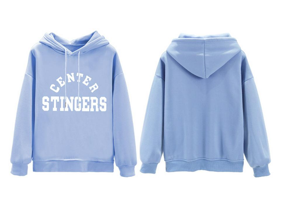 Korean Style Women's Fleece-Lined Hooded Sweatshirt, Plus Size, Loose Fit, Long-Sleeved, for Autumn and Winter.