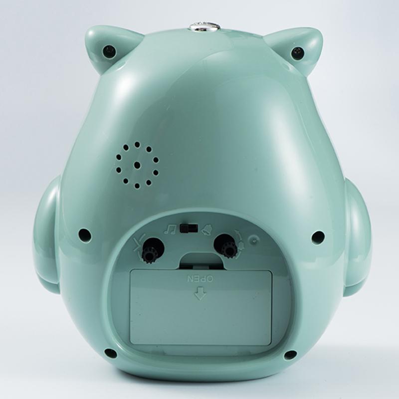 Cartoon Cute Owl Mute Desktop Alarm Clock Lovely Student Wake Up Table Alarm ClockWith Backlight For Kid Beedroom