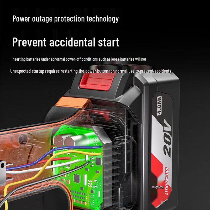 Dongcheng Cordless Brushless Angle Grinder CN plug (adapter included)