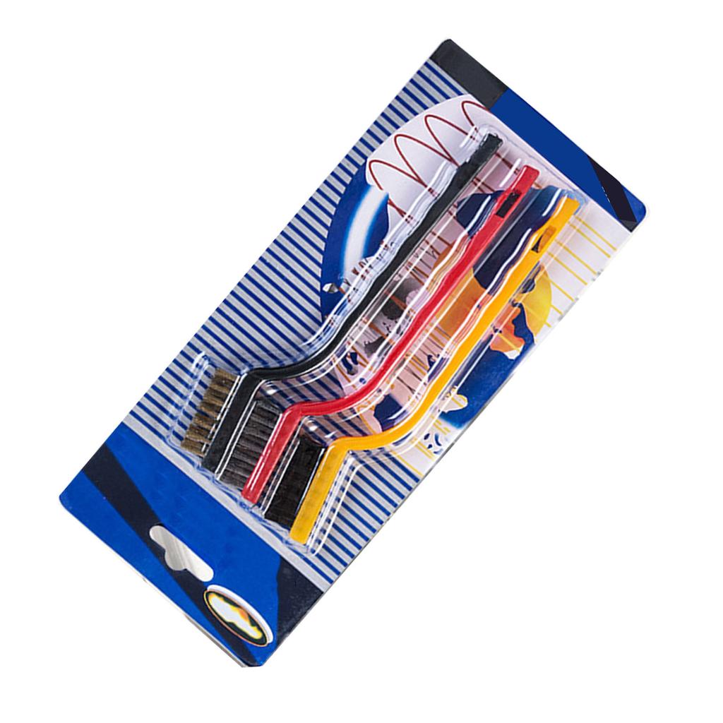 Kitchen Scrub Brush Efficient Cleansing Comfortable Grip Steel Wire Brush for Stove Range Hood