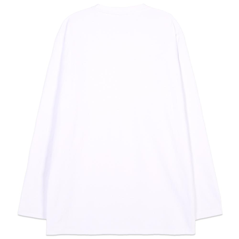 ASTRAL PROJECTION Big A Oversized Long Sleeve T-Shirt_White