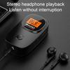Pocket Radio with Headset Battery-Operated Mini Portable Digital Tuning Radio Convenient Clip FM Radio