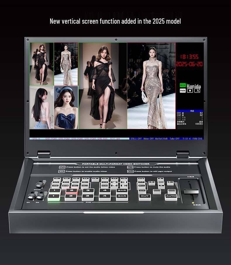 Devicewell HDS9125: 4-Channel HDMI HD Multi-Camera Director Console