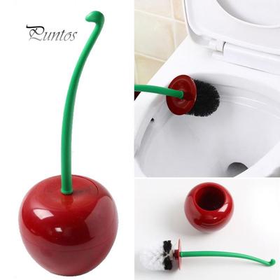Schöne kirschförmige Toilettenbürste, Toilettenreinigungswerkzeug, Badezimmer-Wohnaccessoire