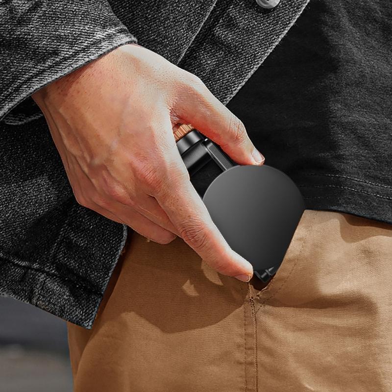 Rotatable Camera Phone Holder Cold Shoe Mount 1/4 Threaded Base For Smartphones Double Joint Adjustment System