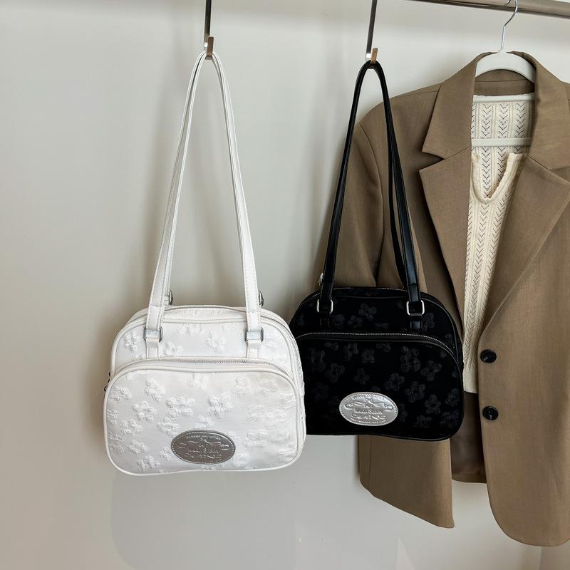 2025 new trendy summer fashion printed shoulder small square bag casual versatile wide shoulder strap messenger bag fashionable shoulder