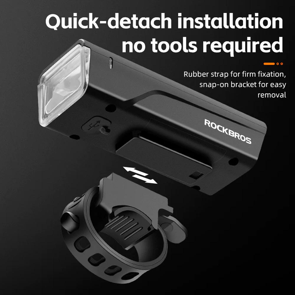 Front bike light 260lm USBC cable 4 operating modes