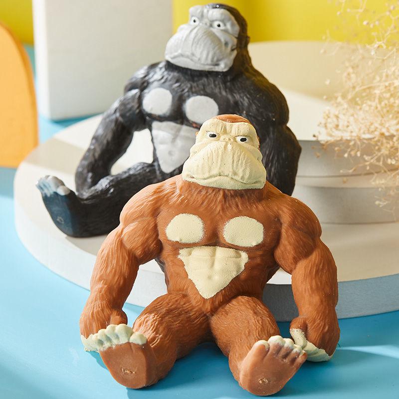 

Интернет-сенсация Игрушка-антистресс Горилла - Забавная песочная скульптура, Медленно восстанавливаемая, Сжимаемая для снятия стресса у взрослых Priority Shipping