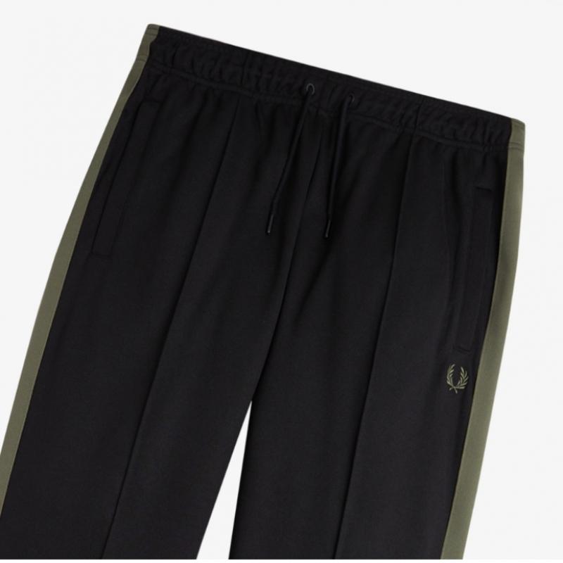 Fred Perry Tape Detail Track Pants Black Afpm2437176 102